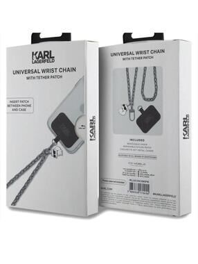 Karl Lagerfeld Universal Wrist Chain with Tether Patch
